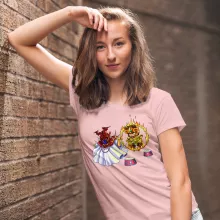 T-shirt Femme Aiolia « Dompteur de lion ! » – Parodie Saint Seiya