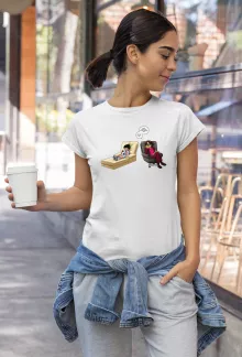T-shirt Femme Olivier Atone « Son meilleur ami...!? » – Parodie Olive et Tom - Captain Tsubasa