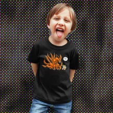 T-shirt Enfant Kyubi « Petit joueur ! » – Parodie Naruto