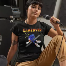 Women T-shirt – Sonic parody