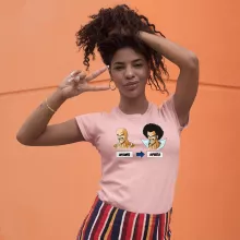T-shirt Femme Nappa « Avant - Après » – Parodie Dragon Ball Z
