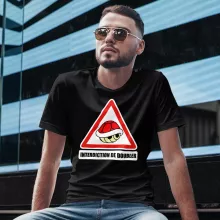 T-shirt La carapace rouge « Interdiction de doubler ! » – Parodie Mario Kart