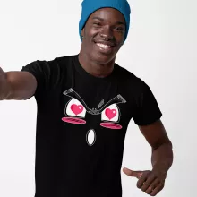 T-shirt Manga « In Love !! » – Parodie Funny Face