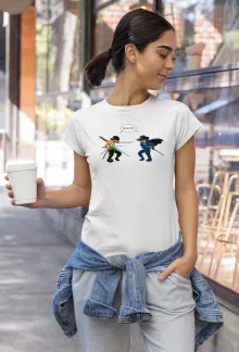 T-shirt Femme Zoro Roronoa « D'un Z qui veut dire... (Version qui dégénère » – Parodie One Piece