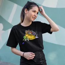 T-shirt de mulher Link – Zelda de parodia