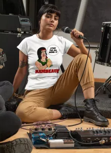 T-shirt Femme « C'est pas ma guerre !! » – Parodie Rambo