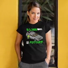 T-shirt de mulher Link “Pixel Design” – Zelda de parodia