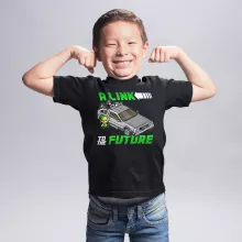 T-shirt criança rapaz Link “Pixel Design” – Zelda de parodia