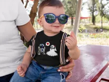 Camiseta bebé R2-D2 – Parodia de Star Wars