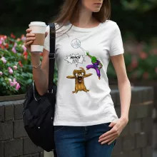T-shirt Femme Piccolo « MAISON !!!!!!!!!!!!!!! » – Parodie Dragon Ball Z