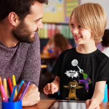 T-shirt Enfant Piccolo « MAISON !!!!!!!!!!!!!!! » – Parodie Dragon Ball Z