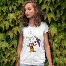T-shirt de mulher – Dragon Ball Z de parodia
