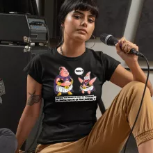 T-shirt de mulher – Dragon Ball Z de parodia