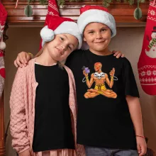 T-shirt Enfant Dhalsim « Elastic Fighter ! » – Parodie One Piece