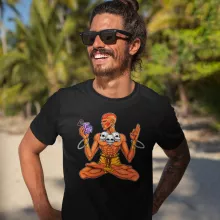 T-shirt Dhalsim « Elastic Fighter ! » – Parodie One Piece