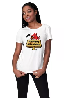 T-shirt Femme « Oiseau méchant » – Parodie Angry Birds