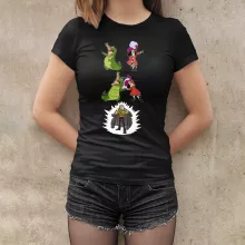 T-shirt de mulher Capitão Gancho “Capitão Gancho e Crocodile” – One Piece de parodia