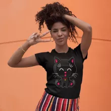 T-shirt Femme « Kawaii Baby Cat (noir) » – Parodie Kawaii Baby Cats