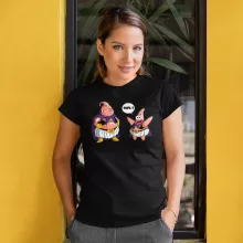 T-shirt Femme Majin Bou « Papa !! (Tel père, tel fils !) » – Parodie Dragon Ball Z