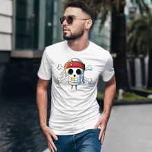 Maglietta Rufy “Rufy e Jack Sparrow” – Parodia dei One Piece