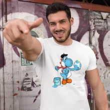 Light Blue Yoshi T-Shirt – Yoshi parody