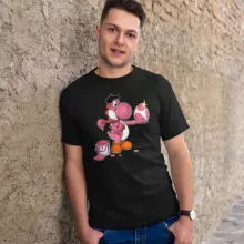 Pink Yoshi T-Shirt – Yoshi parody