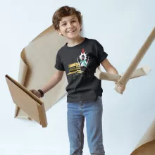T-shirt Enfant Solid Snake « Colis piégé... » – Parodie Metal Gear Solid