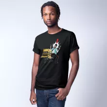T-shirt Solid Snake « Colis piégé... » – Parodie Metal Gear Solid