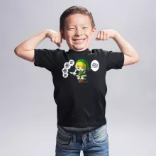 T-shirt criança rapaz – Zelda de parodia