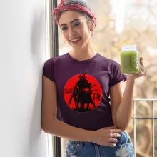 T-shirt Femme samurai-tshirt « The last Samurai » – Parodie Japon Culture
