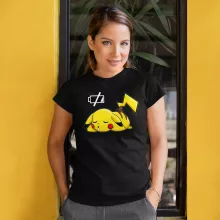 Pikachu Damen T-shirt – Parodie auf Pokémon
