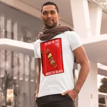 T-shirt Geek « En cas de feu, brisez la glace... !! » – Parodie Funny