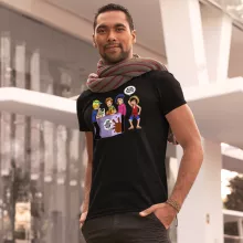 T-shirt Sanji « ça se passe comme ça chez les dragueurs... » – Parodie One Piece