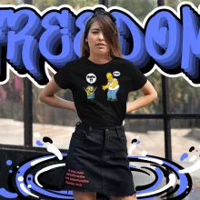 T-shirt Femme Kévin « Un fiston trop mignon » – Parodie Les Minions