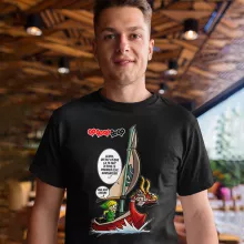 T-shirt Link « Un elfe à la mer.... » – Parodie Zelda