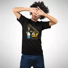 T-shirt “Minionerna och Homer Simpson” – Parodi Minionerna