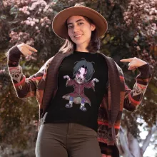 Itachi X Walking Dead Damen T-shirt – Parodie auf Naruto