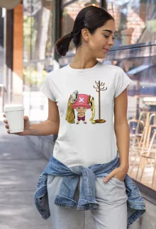 Tony Tony Chopper Women T-shirt – One Piece parody
