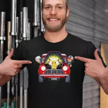 Ash T-Shirt “Ash, Dawn and Pikachu” – Pokémon parody