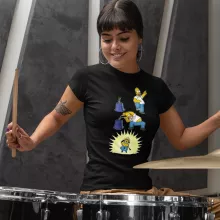 Die Simpsons Damen T-shirt “Die Simpsons und die Minions” – Parodie auf Minions