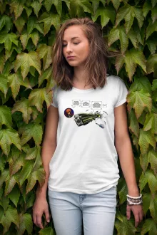 T-shirt Femme L'Arcadia « Zone de Turbulences ! » – Parodie Albator