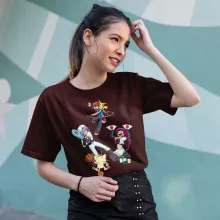 T-shirt Femme Pikachu « Une partie de Poké-Ball » – Parodie Pokémon