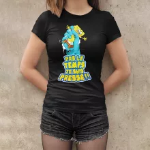 T-shirt Femme Bob « Eponge pressée... » – Parodie Bob l'éponge