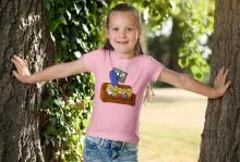 T-shirt Enfant Fille « The Simnions » – Parodie Les Minions