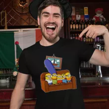 T-Shirt “Die Minions und die Simpson” – Parodie auf Minions