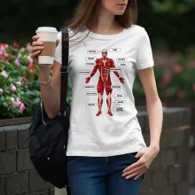 T-shirt Femme Le Titan Colossal « Titanatomie colossale... » – Parodie L'attaque des Titans