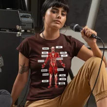 T-shirt Femme Le Titan Colossal « Titanatomie colossale... » – Parodie L'attaque des Titans