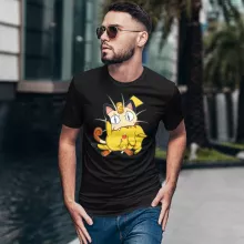 Pikachu T-Shirt “Pikachu und Mauzi” – Parodie auf Pokémon