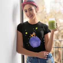 Der kleine Prinz Vegeta Damen T-shirt – Parodie auf Dragon Ball Z