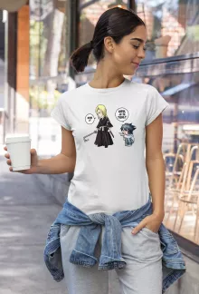 T-shirt Femme Kira « Erreur sur la personne... » – Parodie Bleach